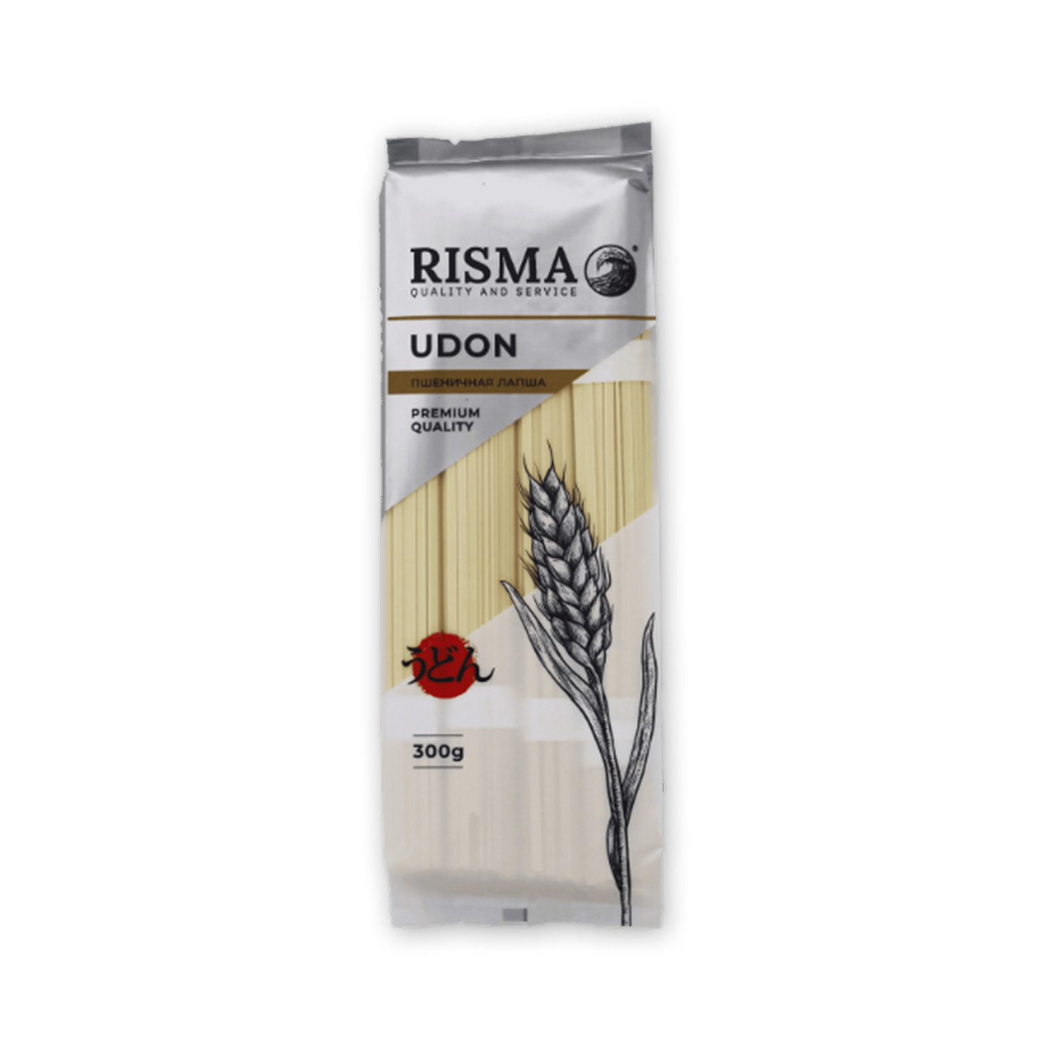 ЛАПША Удон пшеничная 300 г, RISMA, КИТАЙ